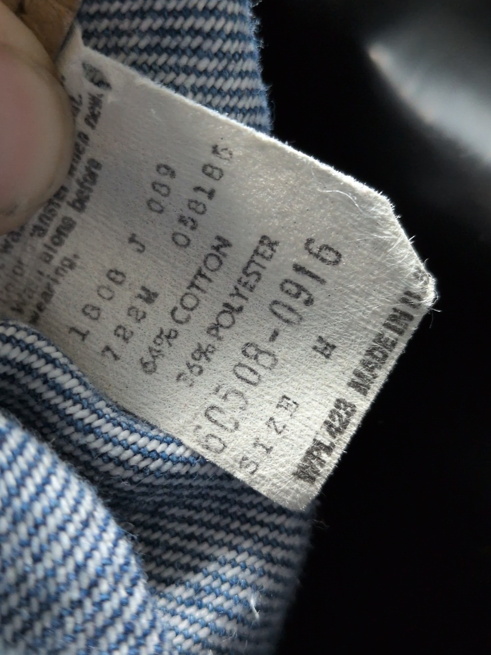 ✨ Vintage Levi's Denim Vest Size M - Picture 6 of 9